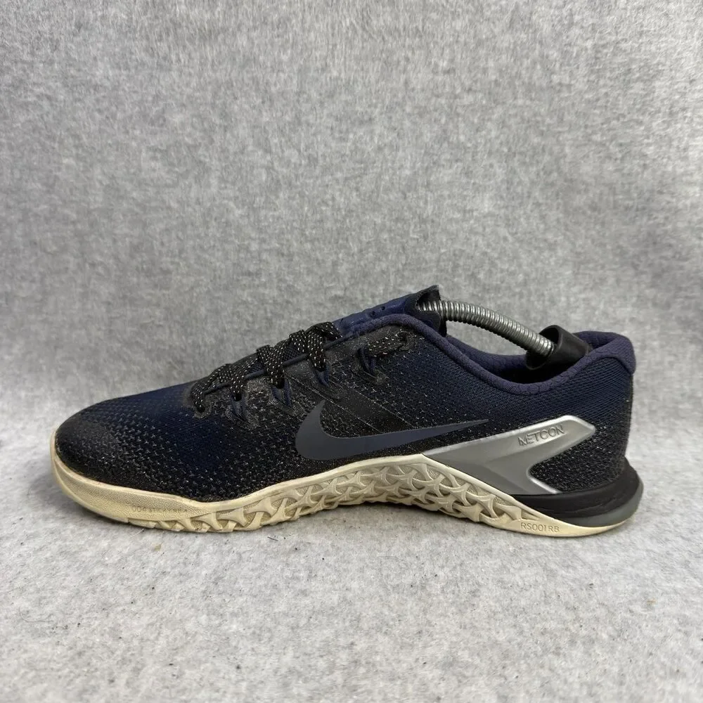 Nike Shoes Womens 8 Metcon 4‎ Blue Crossfit Workout Running Sneakers AJ7804-440